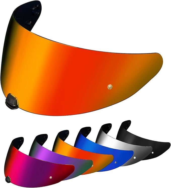 PSLER i10 Visor HJ-31 Visor i10 Tinted Visor Helmet i70 Face Shield Replacementfor i10 HJ-31 i70,Deep Red