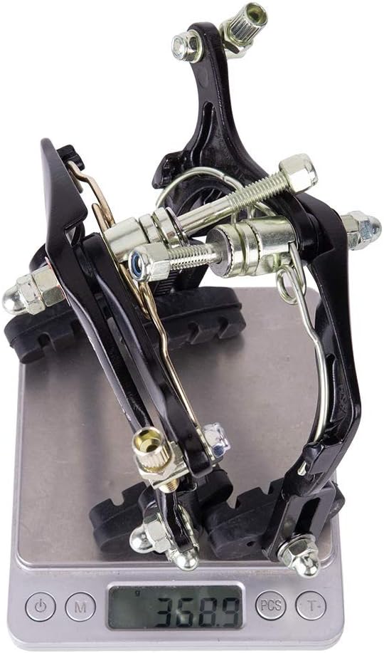 Mimoke 2 Pairs of C-Brake Brake Arm Bicycle Rim Brake Sets Front and Rear V-Brake with 70mm Pads Long Arm 110mm Aluminum Alloy