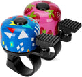 Kid Bike Bell - Bicycle Bell for Kids Boys Girls Adults | 120db Classic Mini Loud Bike Ring - Cool Bike Bell Design with Crisp Clear Sound for MTB,BMX,City Bike,Scooter -Kid Bike Accessories