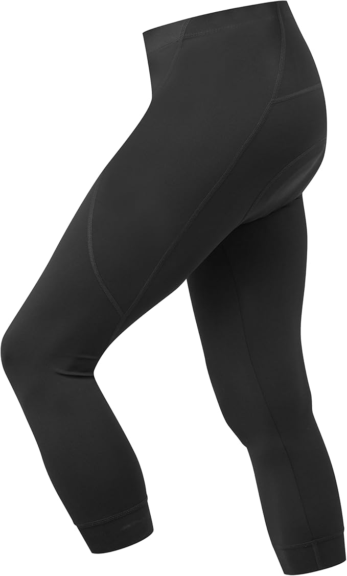 Ettore Mens Padded Cycling Shorts with Pocket Three Quarter Length Breathable Quick Dry Road Bike Bicycle - Dart