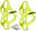 Corki Cycles Bike Water Bottle Holder Right Side Load Water Bottle Cage for Road, MTB, Gravel Bicycles Yellow 2 Pack
