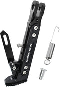 Universal Motorcycle Kickstand Accessories Motor Scooter Modified CNC Aluminum Alloy Adjustable Tripod Holder Kickstand Foot Side Support Stand Motor Scooter Motorbike Motocross Dit Pit Bike
