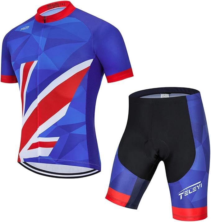 Cycling Jerseys Sets Short Sleeve Bike Clothing Suits Bicycle top Men MTB Jersey Breathable Summer