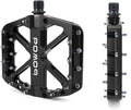Bike Pedals 9/16" Lightweight Non-Slip Bicycle Platform Pedals - Fits Most Adult Bikes & Mountain Bikes &MTB, Road Bikes and Slip-Resistant Design