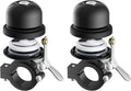 Bicycle Bell for Apple AirTag, Stouchi AirTag Bike Mount GPS Tracker Waterproof Classic Brass Holder Hides Air Tag Under Bike Bell Anti-Theft 2 Sizes for Choice