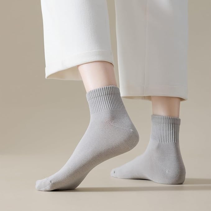 MAGIARTE Womens Mini Crew Ankle Socks Athletic Casual Cotton Socks for Women