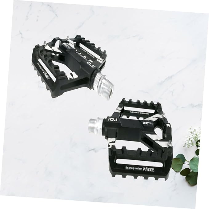 balacoo Mountain Bike Pedals Aluminum Cycle Pedals Platform Non-Slip Comfort for Riding