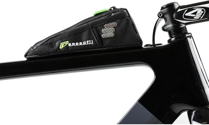 Speedfil SP2 Bicycle Frame Storage Bag, Bolt on or Strap to Top Tube, Side Mesh Pockets