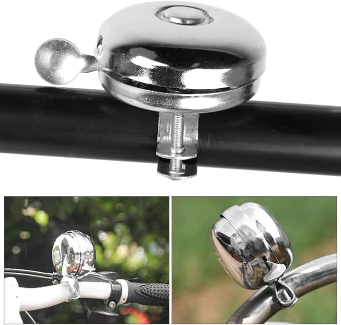 Retro Metal Ring Ring Classic Bike Bell Metal Bike Bell Ring Handlebar Cycling Loud Sound Alarm Bell Small Bell Tricycle Road Mountain Loud Crisp Classic Bell