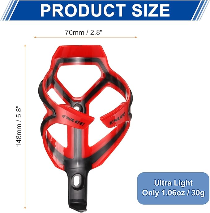 HARFINGTON Bicycle Water Bottle Holder Lightweight Bike Bottle Cages Cycling Cup Holder for MTB Road Gravel