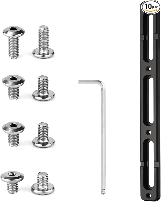 Bike Bottle Cage Adapter, Bicycle Bottle B-RAD Mounting Base Aluminum Alloy for Cestbon Bike Water Mount Holder Bracket Adjustable Mounts Alt Position for Houson MTB Road Mountain (3 Slots)