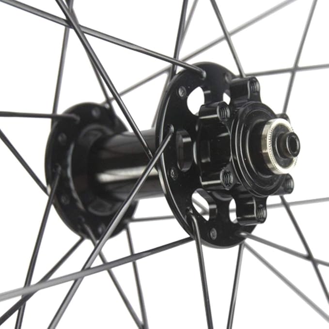 Superteam Carbon Disc Brake 700c Tubeless Road Bike Wheelset 55mm/25mm Wheel