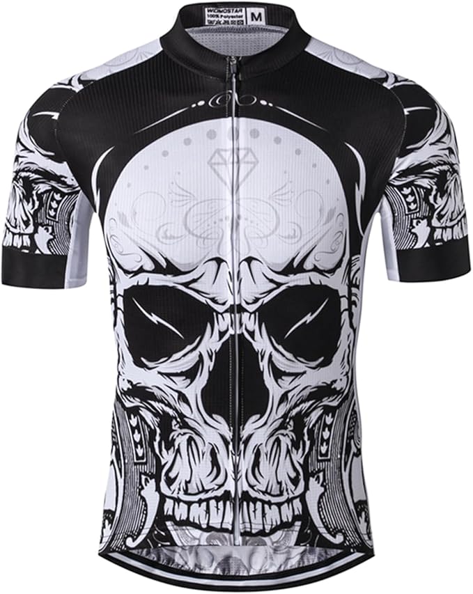 Cycling Jersey Men Full Zip Bike Shirt Racing Top Bicycle Clothing