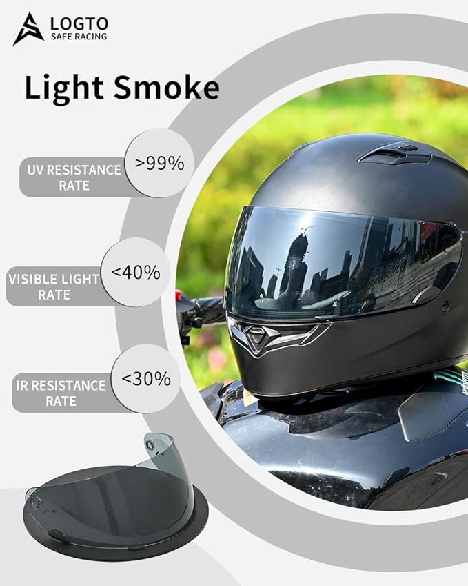 Replacement Motorcycle Helmet Visor Shield for Star RS-1 Vortex Qualifier Revolver Helmet Accessories Universal