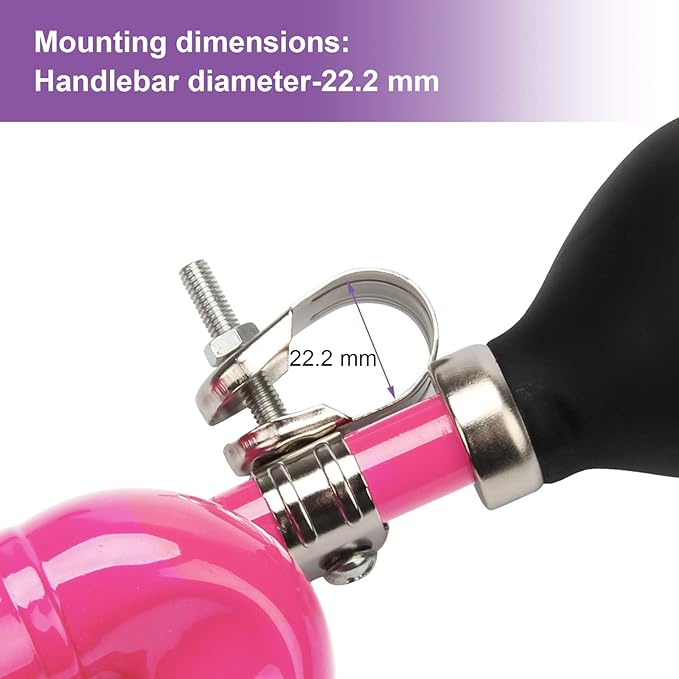 Coolrunner Bugle Horn, Retro Clown Horn, Kids Bike Horn, Classic Vintage Metal Twist Loudspeaker Siren Hooter Snail Air Horn for Vehicles Bicycles Golf Cart