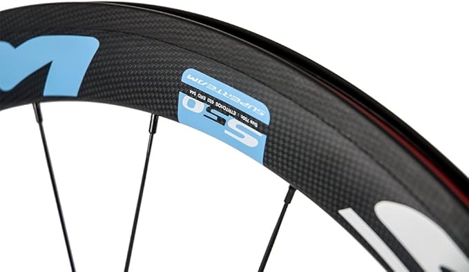 Superteam Carbon Fiber Road Bike Wheels 700C Clincher Wheelset 50mm Matte 23 Width
