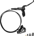 ZTZ 4-Piston Internal Routing Hydraulic Brake Set, Front 850mm and Rear 1600mm Hydraulic Disc Brake for eBike Mountain Bike,Pre-Bled Hydraulic Brake Kit with Mounting Adapter (Only Rear)