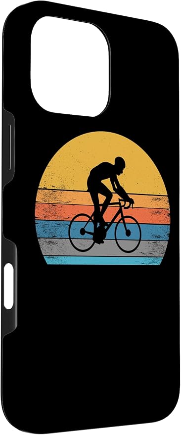 Racing Road Bike Vntage Cycling Riding Racing Bike Bicycle Case for iPhone 16 Pro Max