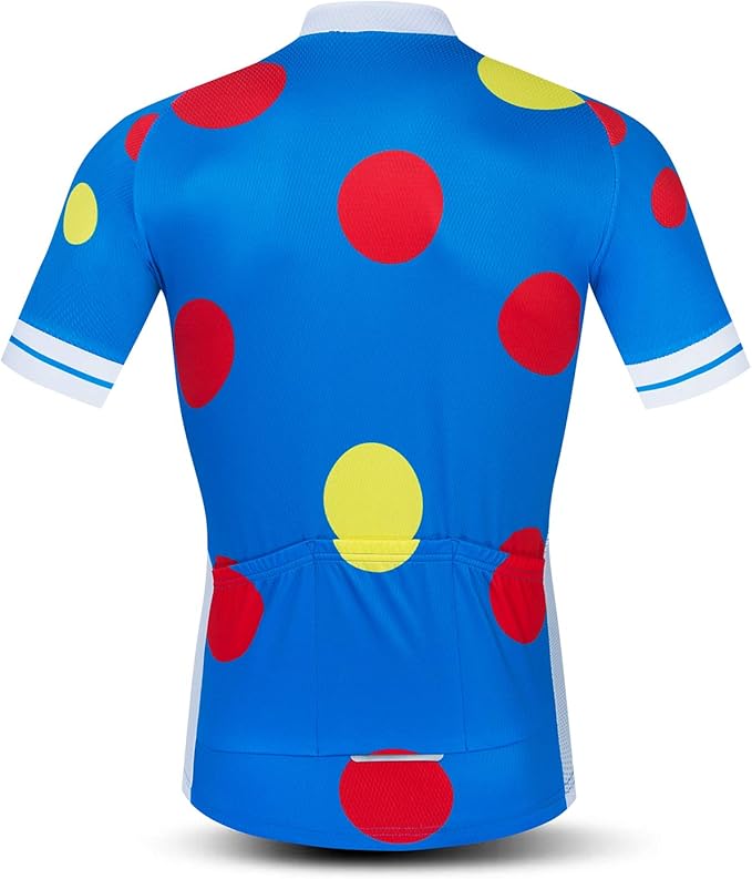 JPOJPO Men's Cycling Jersey Bike Shirt Short Sleeve MTB Summer Clothing Bicycle Tops Jacket S-3XL