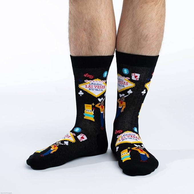 Good Luck Sock Novelty Crew Socks for Adults - For Men, Women and Teens