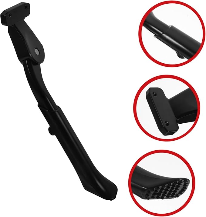 Toyvian Adjustable Bike Kickstand Aluminum Alloy Side Support for Mountain and Road Bikes Suitable for Adult Bicycles Easy Installation Sturdy Foot Brace