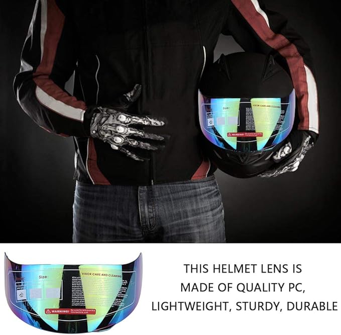 Helmet Lens Visor Motor Helmet Visor Lens Windshield Replacement for 316 902 AGV K5 K3SV(color), Automotive Exterior, Motor Mirror