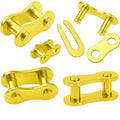 Single Speed Bike Chain | Link Connector Master Link for Bicycle Chain | Bike Chains | Quick Link | Chain Connector | MTB Master Link 1/2X1/8 Suitable with All Single Speed Bike Gold 5 Unit Set.