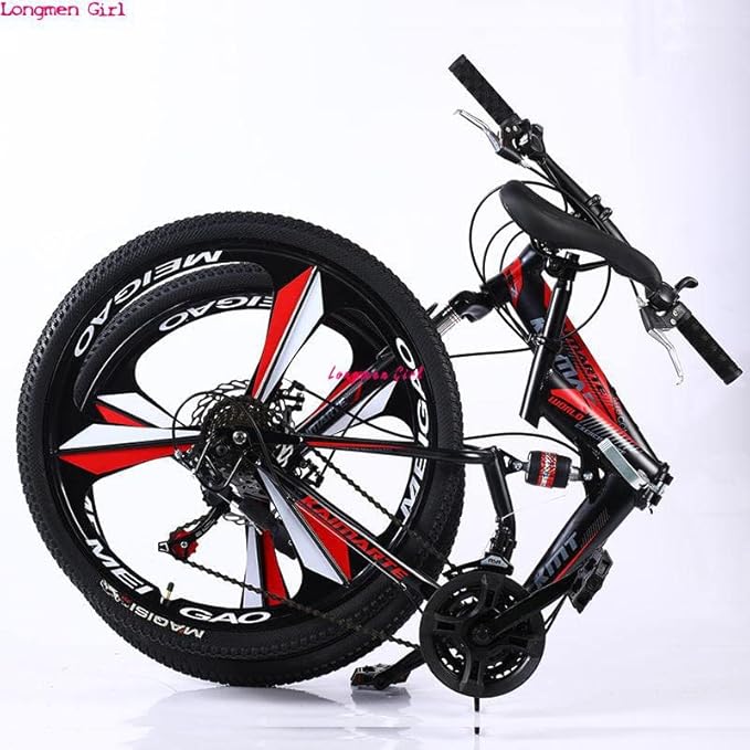 Adults Road s Racing Bicycle Foldable Bicycle Mountain for Men and Women 26/24 Inch Steel 21/24/27 Speed Bicycles