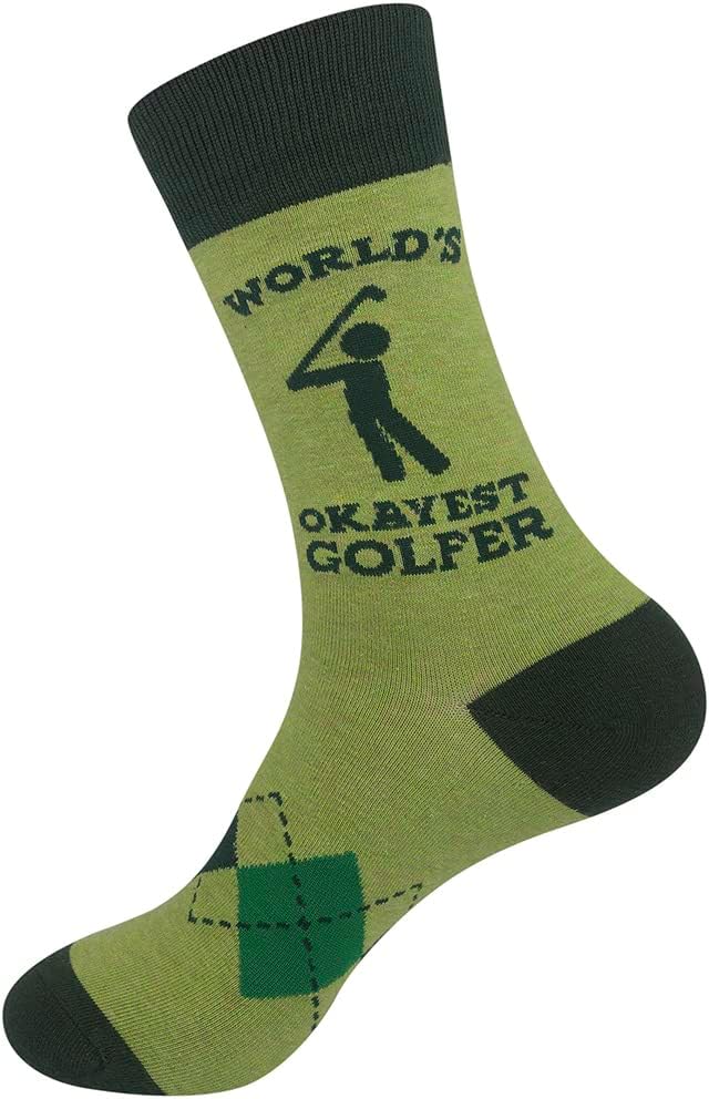 FUNATIC Funny Outdoor Themed Socks for Men Women - Novelty Gifts For Golfing, Fishing, Hunting, Bigfoot, Pickleball, and More