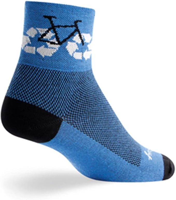 SockGuy Recycle Bike Classic Socks 3-Inch