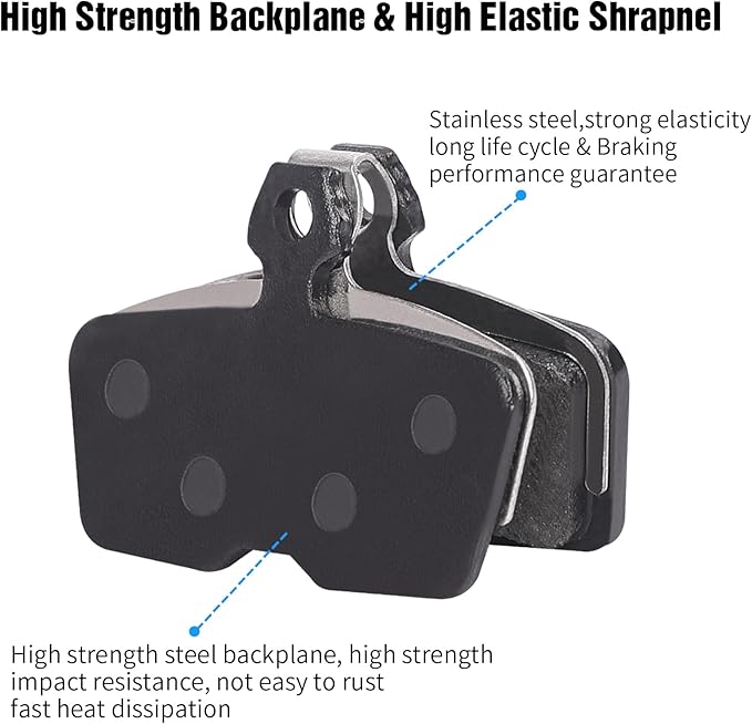 4-Piston MTB Bike Brake Pads Compatible with SRAM Code,Code R,Code RSC and Guide G2 RE/DB8/DB6/DB4 Bicycle Disc Brake Pads for Mountain Bike with Installation Tools