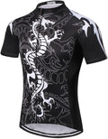 Weimostar Men's Cycling Jersey Men Mountain Bike Jerseys Short Sleeve Tops S-5XL