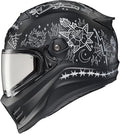 ScorpionEXO Covert FX Full Face Adult Motorcycle Helmet Street Fighter Style - Bluetooth Ready Speaker Pockets DOT ECE The Litas 2 (Black - X-Small)