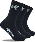 Bike PRO Compression Cycling Socks 1/2/3 Pairs, Crew Hiking Running Athletic Socks
