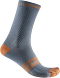 CASTELLI Superleggera 18 Sock Light Steel Blue/Bronze, L/Xl