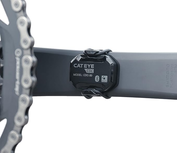 CATEYE AirGPS USB Rechargeable Bike Computer – GPS Cycling Computer with Bluetooth ANT+, GPS Bicycle Speedometer, FlexTight™ Mount, IPX7 Waterproof, Auto Backlight Display, Ride Upload