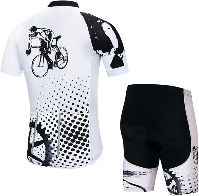 Sportswear Cycling Jerseys Short Sleeve Bike Clothing Bike top Men MTB Jersey Breathable Summer Black