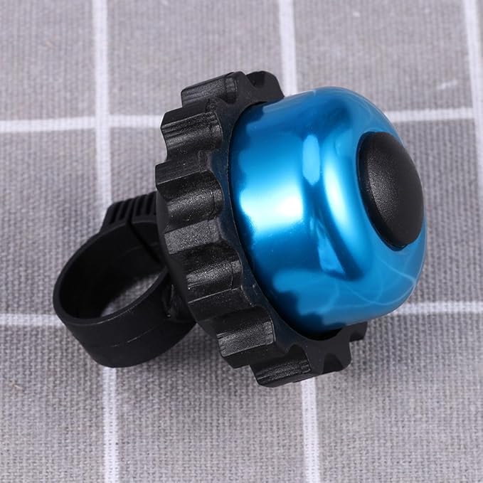 3pcs Rotating Bike Bell Horns, Loud Vintage Bicycle Bell Accessories with Red, Blue, Silver Colors for Cycling Outdoor Recreation
