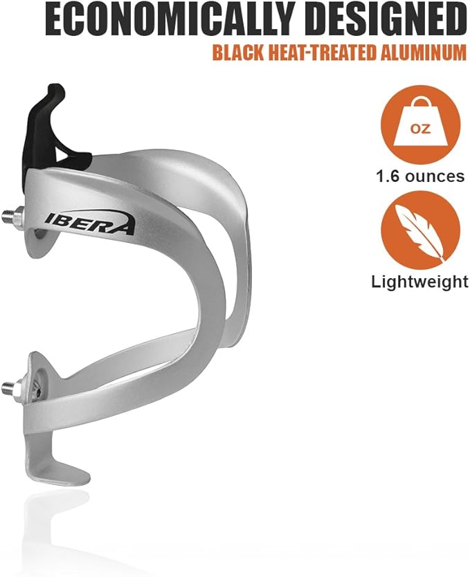 Ibera Bicycle Lightweight Aluminum Water Bottle Cage
