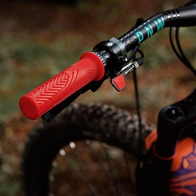PNW Components Loam MTB Bike Grips – Lock-On Mountain Bike Handlebar Grips – 25A Tacky Rubber – Ergonomic Trail & Enduro Grip – 30mm or 34mm – Multiple Colors