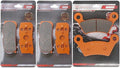 Front and Rear Brake Pads Compatible with for can am Spyder RS RS-S RT RT-S ST F3 F3-S F3-T 2008 2009 2010 2011 2012 Carbon Fiber Brake Pads Replacement Kits Sets FA474F FA473R