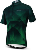 Hotlion Summer Cycling Jersey Men Mountain Bike Jersey Quick Dry Bicycle Shirt Short Sleeve Cycling Clothing