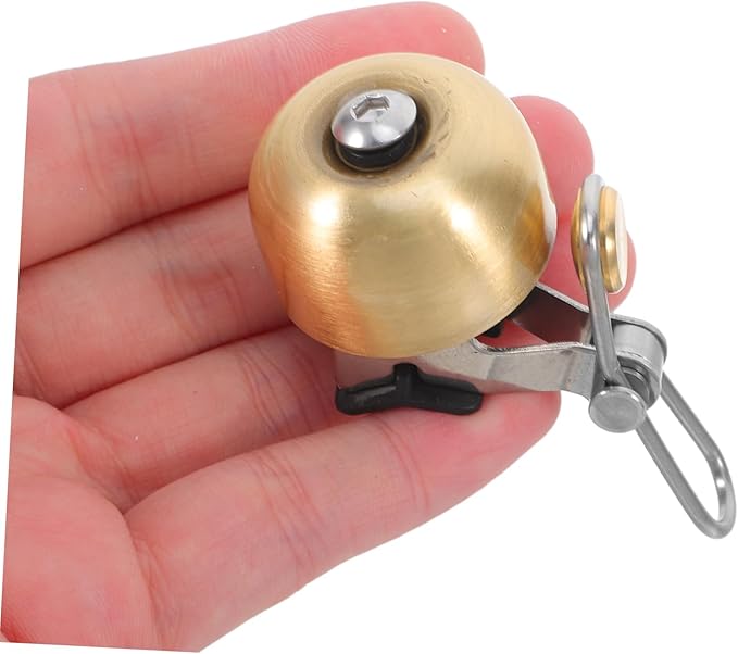Kisangel Vintage Bike Bell Electric Horn Cycling Accessory for Road Bikes Scooters Easy Install Retro Design