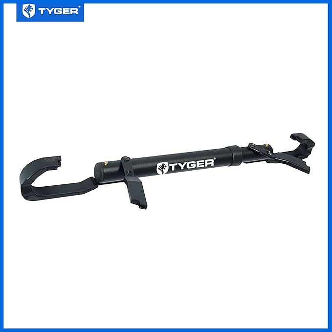 Tyger Auto TG-RK1B108B Deluxe Bike Top Frame Cross Bar Telescopic Adaptor - Black