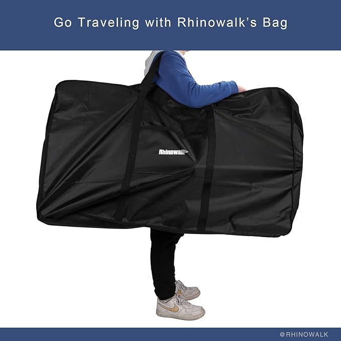 Rhinowalk Folding Bike Bag - Waterproof Bicycle Travel Case Outdoors Bike 26 to 27.5 inch Transport Bag for Cars Train Air Travel