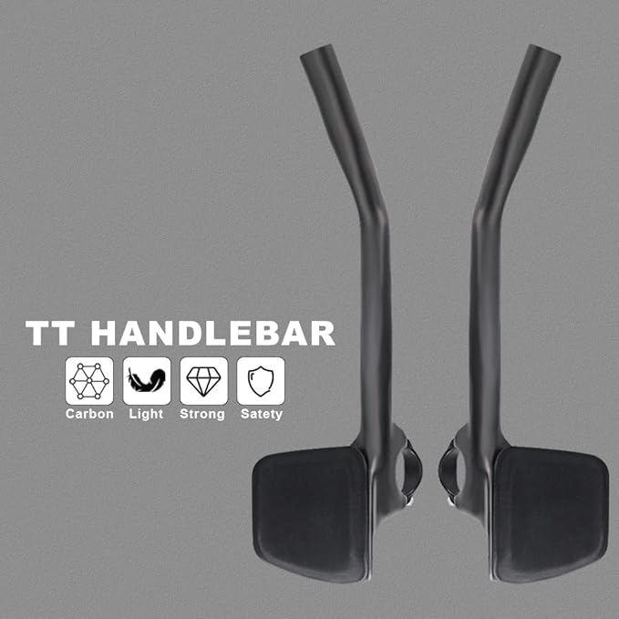 Aero bars for Road Bike Alfa Pasca tt Triathlon Handlebar 31.8mm Racing AeroBars Angle 30° TT Bars for Road Bike Rest TT Handlebars Extender 360mm UD Matte Bicycle Accessories