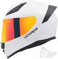 VCOROS Motorcycle Full Face Helmet for Unisex-Adults DOT Approved WS-609 Motorbike Street Bike Racing Helmets