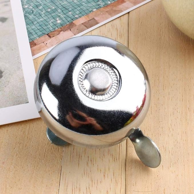 1Pc Bike Bell, Horn Retro Metal Handlebar Ring Cycling Sound Alarm for Cycling Safety
