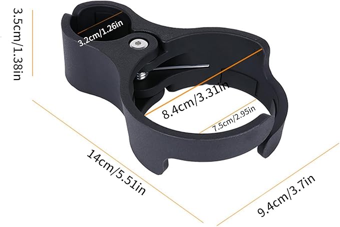 Folding Bike Cup Holder Quick Release, Sturdy Design, Bottle Mount for Commuters & Cyclists Bike Cup Stand
