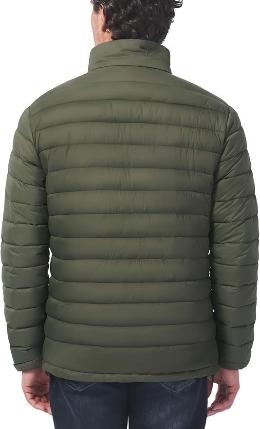 Men's Lightweight Packable Puffer Jacket Insulated Warm Winter Jackets Puffy Coat for Ski Hiking Travel